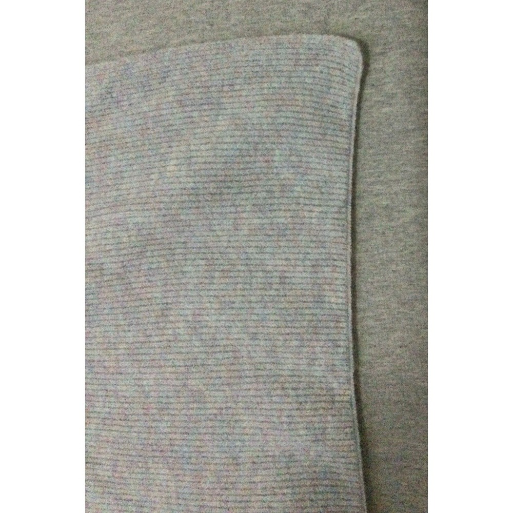 J.Crew gray scarf Ribbed wool polyamide alpaca 68x15.5" one size - Picture 10 of 14